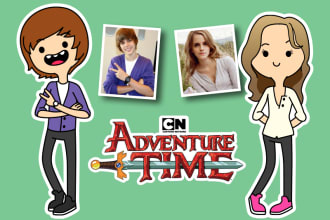 convert your photo into adventure time cartoon network style