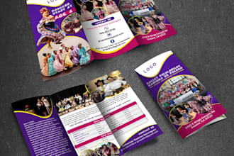 create awesome trifold brochure