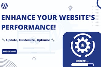 update your existing wordpress website