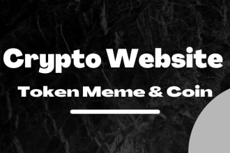 create crypto meme and pepe token website