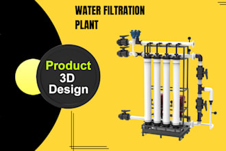 do 3d cad design, product rendering, product design, and 3d product modeling
