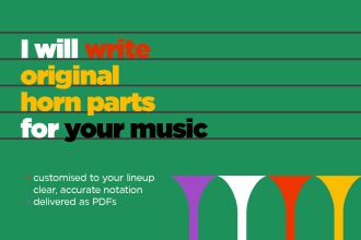 write horn parts for your original song