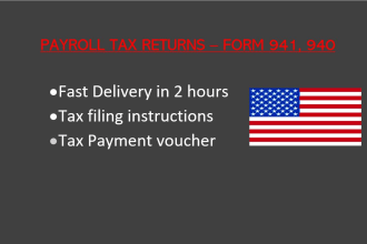 prepare payroll forms, 941, 940