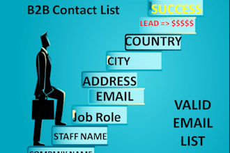 provide targeted email list for preferred niche and location