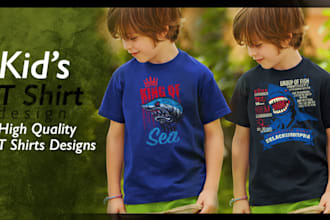do kids creative  t shirt design