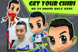 draw your photo became cutes chibi