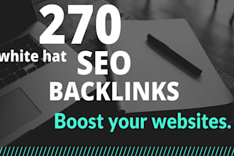 do 270 high authority SEO backlinks link building