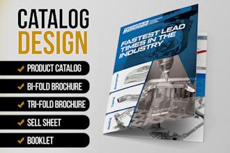 do catalog design, product catalog, brochure design, sell sheet