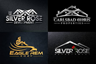 do a real estate 3d logo design with unlimited revisions