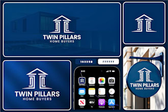 design a real estate, construction, and realtor business logo