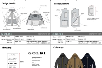 do tech packs for manufacture