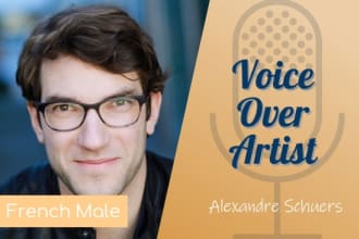record french voice and actor talent for you