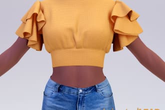 make 3d clothes for your brand and animation
