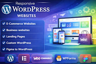 design, redesign responsive wordpress business website