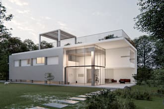 create realistic 3d rendering architecture images fastest