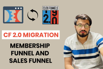 design and convert sales funnel and landing page in clickfunnels 2 0