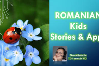 record great romanian voice overs for your kids