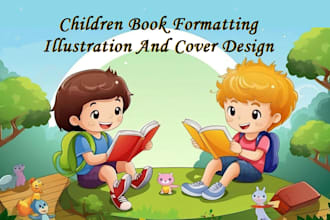 do KDP children book formatting, interior design
