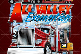 do trucking tshirt design