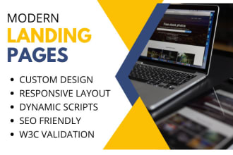 build sales funnel landing pages design wordpress html figma