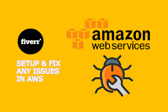 setup AWS services and fix issues