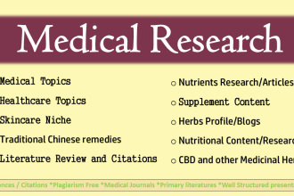 write health, supplements, herbs, medical research articles