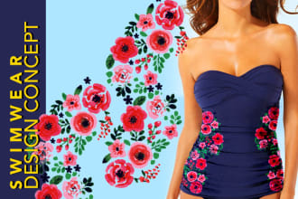 do swimwear creative design