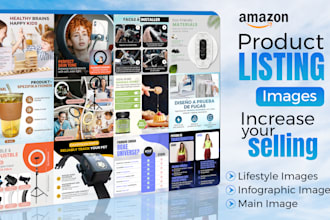 design high quality amazon product listing and photo editing