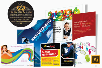 design professional corporate flyer, banners etc