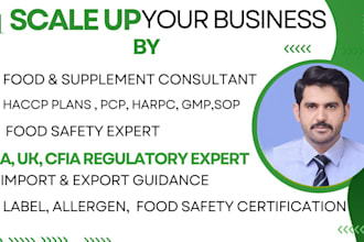 supplement formulation, regulatory food safety, quality, coa