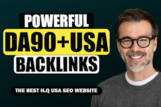 do manual 90 high authority USA SEO link building backlinks