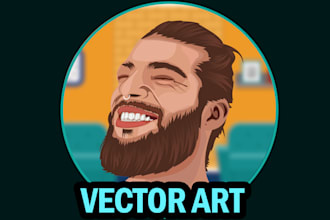create vector art portrait