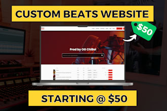 build your custom beat website