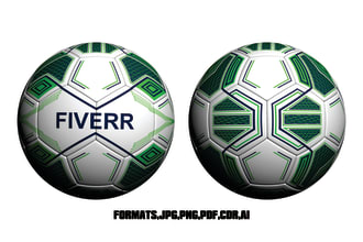 design 2d and 3d soccer ball football volleyball for you