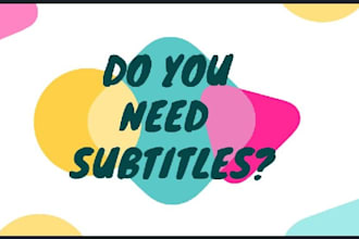 transcribe, create and add subtitles to a video