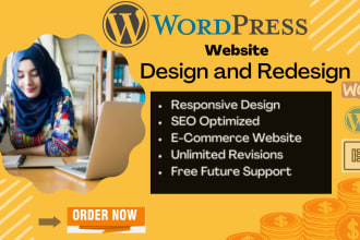responsive wordpress website design and website development