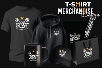 do creative and custom graphic t shirt design and merchandise