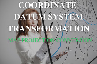 transform coordinate system convert gis map projection