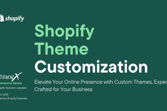 customize and fix any bugs in your shopify theme