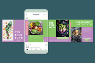 create an instagram carousal