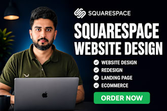 design professional squarespace website or redesign your squarespace site