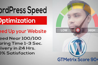 increase wordpress speed with gtmetrix page speed