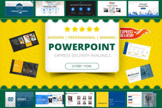 powerpoint presentation design, investor pitch, deck business proposal