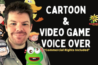 perform character voices and video game voices