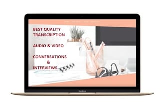 transcribe audio or  video transcription