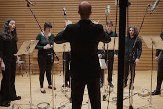 compose a professional choir composition