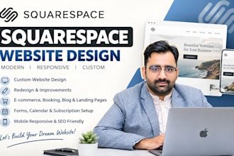 build squarespace website design, website development as a squarespace expert