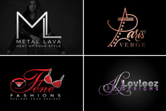 do feminine, watercolor, beauty, and fashion logo designs