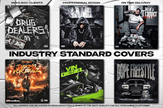 design rap, trap, hip hop album, mixtape, single or ep cover for you
