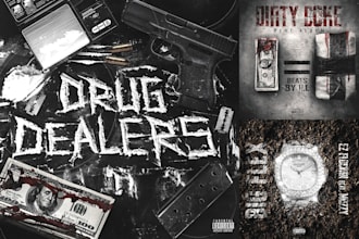 design rap, trap, hip hop album, mixtape, single or ep cover for you